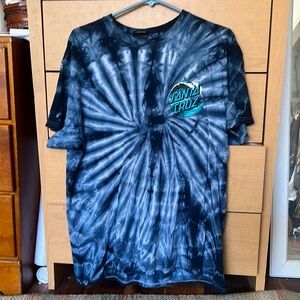 Blue Santa Cruz Tie Dye Shirt